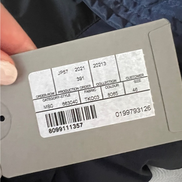 BALENCIAGA BRAND NEW NAVY BLUE OVERSIZED PUFFER - Picture 6 of 8